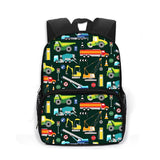 Boys Cartoon Locomotive School Backpack