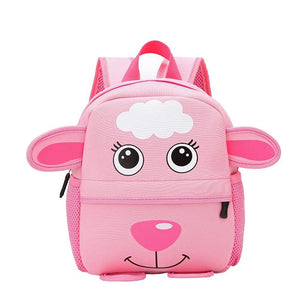 3D Animal Kids Backpacks Neoprene School Bags Kindergarten Cartoon Bag