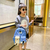 Cotton Kids Kindergarten School Bags Children Backpacks Cartoon Student