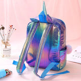 Unicorn Backpack Waterproof Bookbags For Girls with Pom Pom