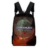 Dragon Age Dreadwolf Game Bag Unisex Backpack Casual Style Daypack