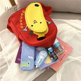 Kids Banana Backpack Kindergarten School Bag