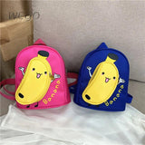 Kids Banana Backpack Kindergarten School Bag