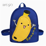 Kids Banana Backpack Kindergarten School Bag