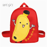 Kids Banana Backpack Kindergarten School Bag