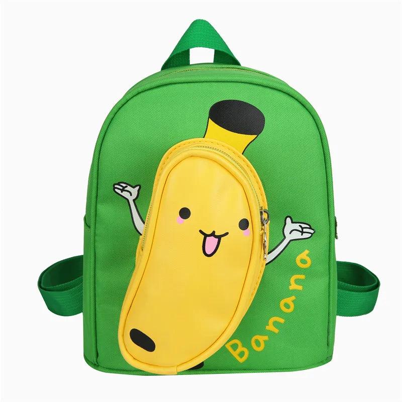 Kids Banana Backpack Kindergarten School Bag