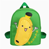 Kids Banana Backpack Kindergarten School Bag