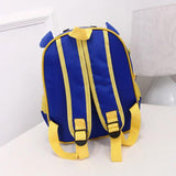 Kindergarten Backpack Cow Cartoon Prints Red Green Solid Bag