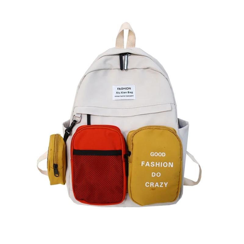 College Style Waterproof Backpack Women Large Capacity