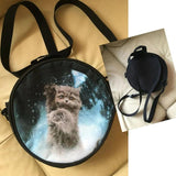 Kids Messenger Bags Customize Crossbody Pack Boys Girls Mini Round Bag