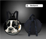 Kids Messenger Bags Customize Crossbody Pack Boys Girls Mini Round Bag