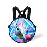 Kids Messenger Bags Customize Crossbody Pack Boys Girls Mini Round Bag