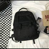 Canvas Waterproof School Backpack Large Capacity Travel Bags