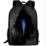 Plague Doctor Shoulder Bag for Primary School Students