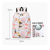 High Sch Student Schoolbag Female Ins Forest Dept Large Capacity Campus Wild Bac
