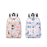 High Sch Student Schoolbag Female Ins Forest Dept Large Capacity Campus Wild Bac