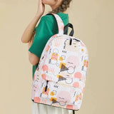 High Sch Student Schoolbag Female Ins Forest Dept Large Capacity Campus Wild Bac