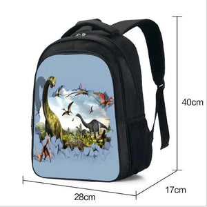 Kids 3D Animal Dinosaur School Backpack Boys Girls Satchel Space Mochila Escolar