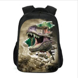 Kids 3D Animal Dinosaur School Backpack Boys Girls Satchel Space Mochila Escolar