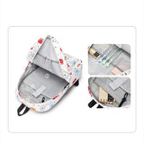 Cartoon Schoolbag for Girls Large-Capacity Junior High Backpack