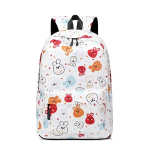 Cartoon Schoolbag for Girls Large-Capacity Junior High Backpack