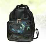 Clear Mini PVC Backpack for Girls Women Men