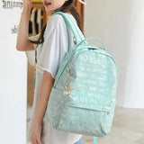 Wild Forest College Style High School Student Schoolbag