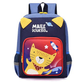Dino Cartoon School Bags for Kids Girls Boys Waterproof Backpack