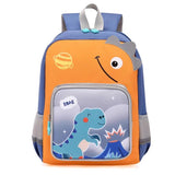 Dino Cartoon School Bags for Kids Girls Boys Waterproof Backpack