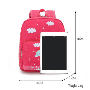 Flower Schoolbag For Kids Lightweight Backpack