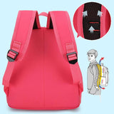 Flower Schoolbag For Kids Lightweight Backpack