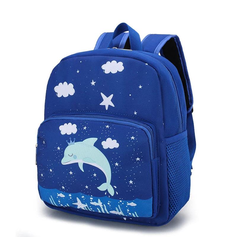 Flower Schoolbag For Kids Lightweight Backpack