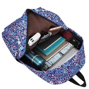 Waterproof Oxford Cloth Student Backpack Set