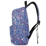 Waterproof Oxford Cloth Student Backpack Set