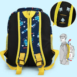 Cute Cartoon School Bags for Kids, Lightweight Anti-Splashing Backpack