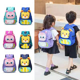 Waterproof Cartoon Animal Kids Schoolbag Lightweight Kindergarten Backpack