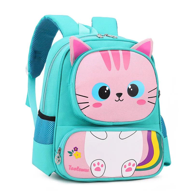 Waterproof Cartoon Animal Kids Schoolbag Lightweight Kindergarten Backpack