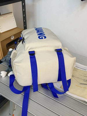 Large Waterproof Nylon Backpack for Travel College Men's School