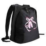 Kids Girls Ballet Backpack Dance Bag Toe Shoes Embroidered Shoulder Bag
