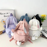 Rabbit Shape Backpack Kids Bags for Girls Boys School Bag