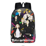 16-Inch Anime Backpacks For Kids Tokyo Revengers School Bag