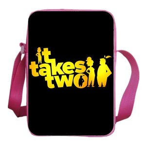 It Take Two Shoulder Bag Casual Messenger Bag Teen CrossBody Rucksack Boy Girl
