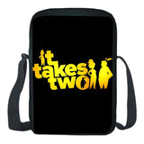 It Take Two Shoulder Bag Casual Messenger Bag Teen CrossBody Rucksack Boy Girl