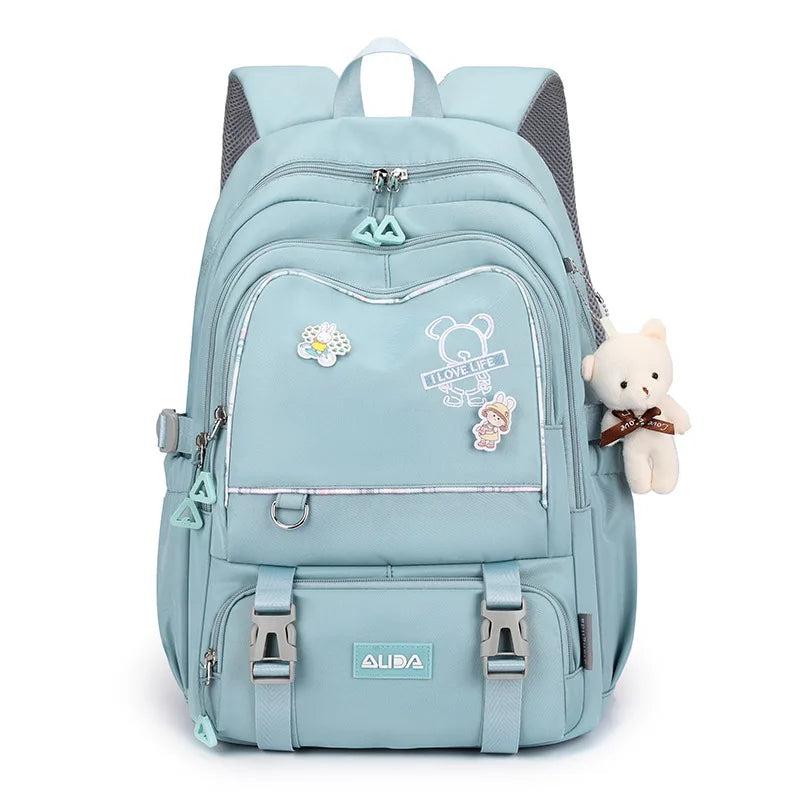 Kids Shoulder Bag Waterproof Nylon Backpack for School