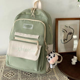 Waterproof Girls College School Backpack for Teenage Travel