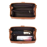 Retro Leather Shoulder Bag Vintage Style Crossbody Women Messenger Tote Bag