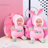 3D Baby Doll Plush Children Backpack Kindergarten
