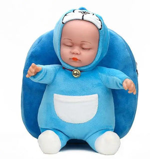 3D Baby Doll Plush Children Backpack Kindergarten