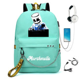 Woman Usb Charging School Bag School Bags For Girls Canvas Backpack