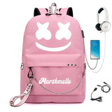 Woman Usb Charging School Bag School Bags For Girls Canvas Backpack